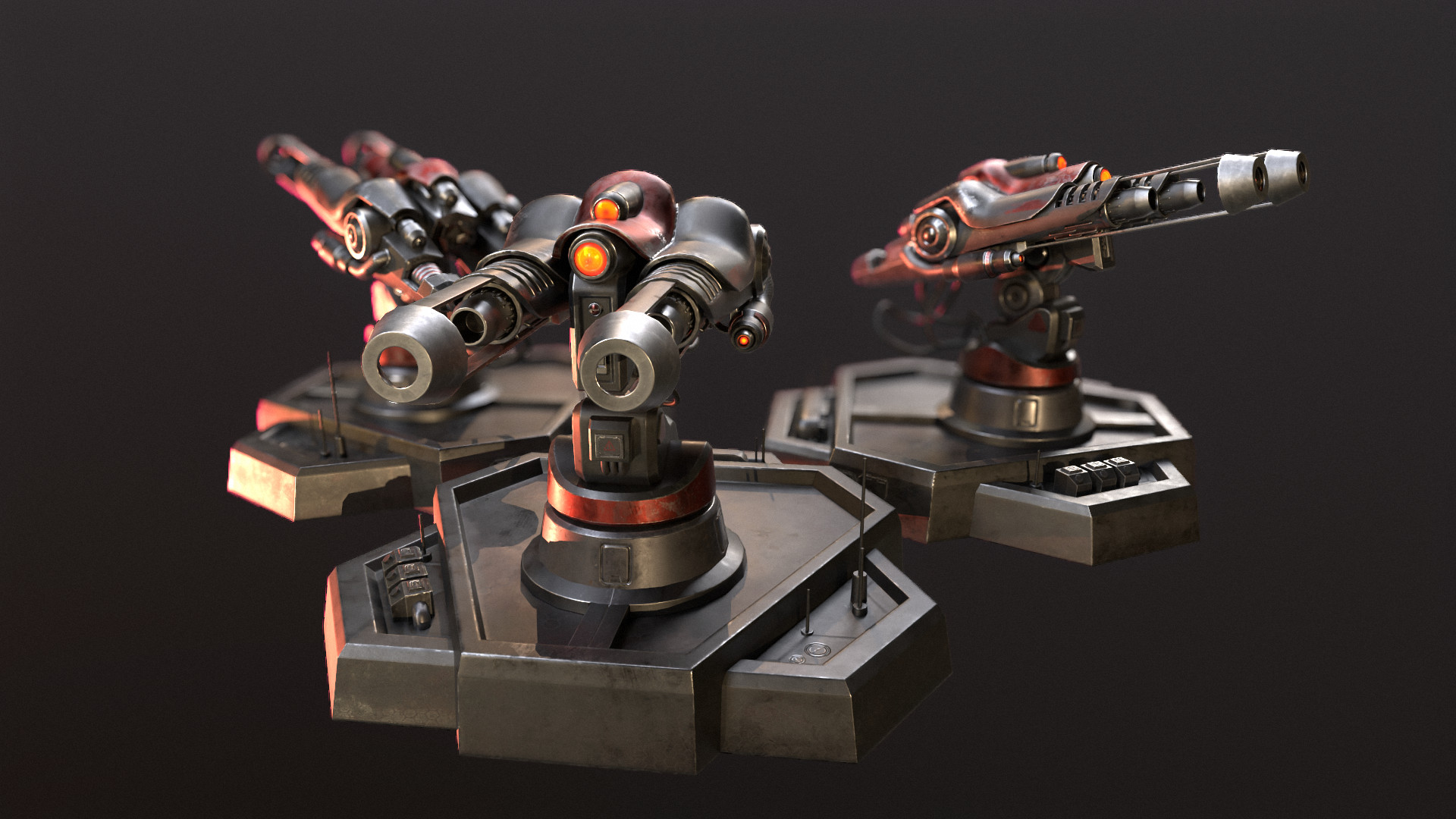 NOD Laser Turret - Group Shot