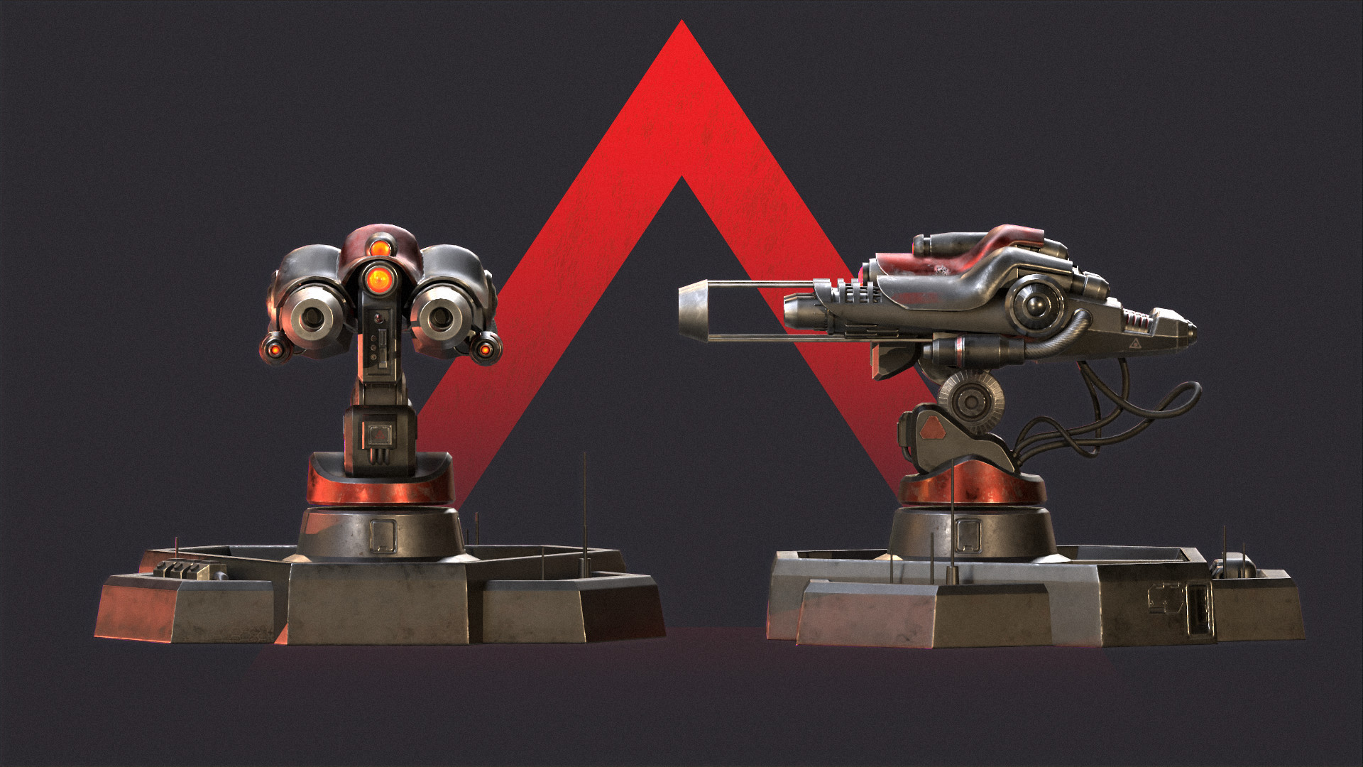 NOD Laser Turret - Side View